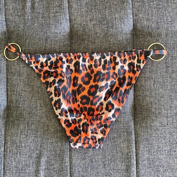 NEW Topshop Leopard Print Bikini Bottom - Picture 2 of 4